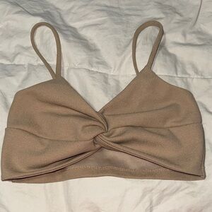 Jade Nude Twisted Front Tank Bralette